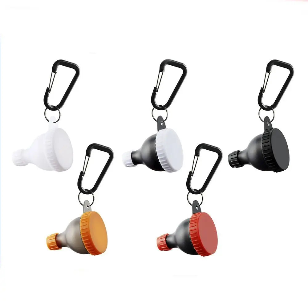 15g/50ml Protein Powder Bottle Leak Proof Reinforced Cap Medicine Box with Carabiner Health Funnel Protein Powder Container