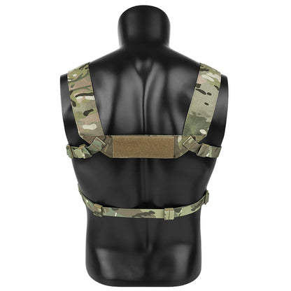 KRYDEX Tactical Shoulder Strap Fat H Harness and Back Strap For MK3 MK4 Chest Rig Vest