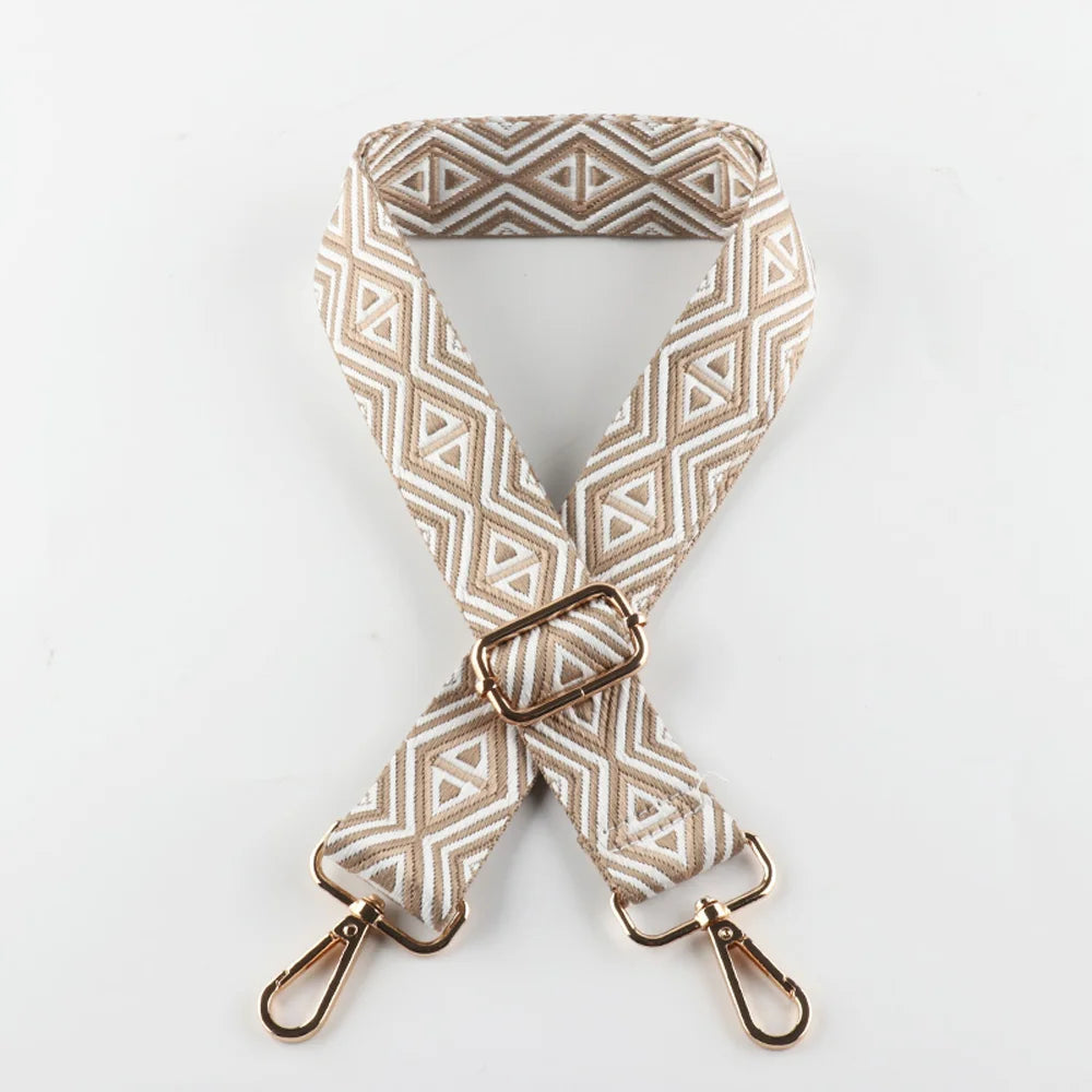 Nylon Shoulder Strap Diy Exquisite Embroidery Universal Fashionable Durable Precision Woven Diagonal Shoulder Strap 3.8CM