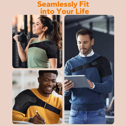 Shoulder Brace for Men and Women, Shoulder Support Sleeve for AC Joint Relief and Shoulder Stability, Comfortable and Invisible