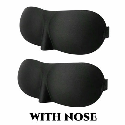 3D Contoured Sleep Mask 100% Light Blocking Eye Mask Ultra-Soft Skin-Friendly Material Breathable Eye Cover For Rest Travel Yoga