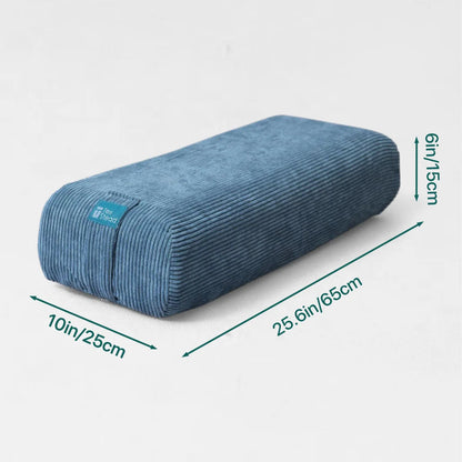 Yoga Bolster Pillow, Rectangular Meditation Cushion, Lightweight Yoga Prop, Restorative Yoga Pillow, Pilates Support Cushion