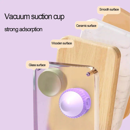 Mini Electric Silicone Fascia Gun Suction Cup Massage Ball Hands Free Vibration Muscle Relaxation Fatigue Relief Massager