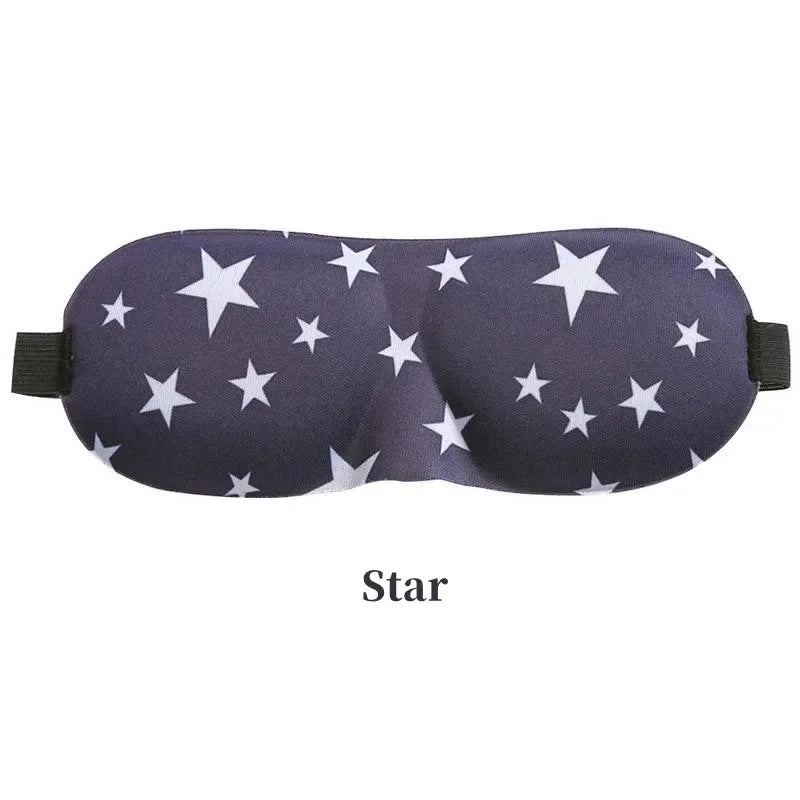 3D Smooth Natural Sleep Mask Fully Adjustable Shoulder Strap Unisex Essential for Travel Peaceful Sleep Blindfold Light Eyepatch
