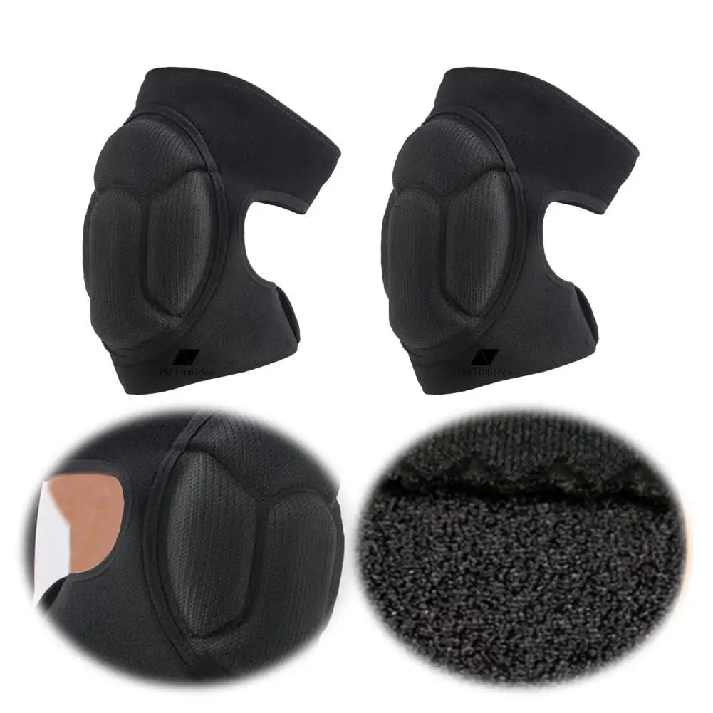 1 Pair EVA Foam Knee Pads Anti-Slip Collision Avoidance Kneepads Sports Dance Gym Yoga Workout Training Knee Protector