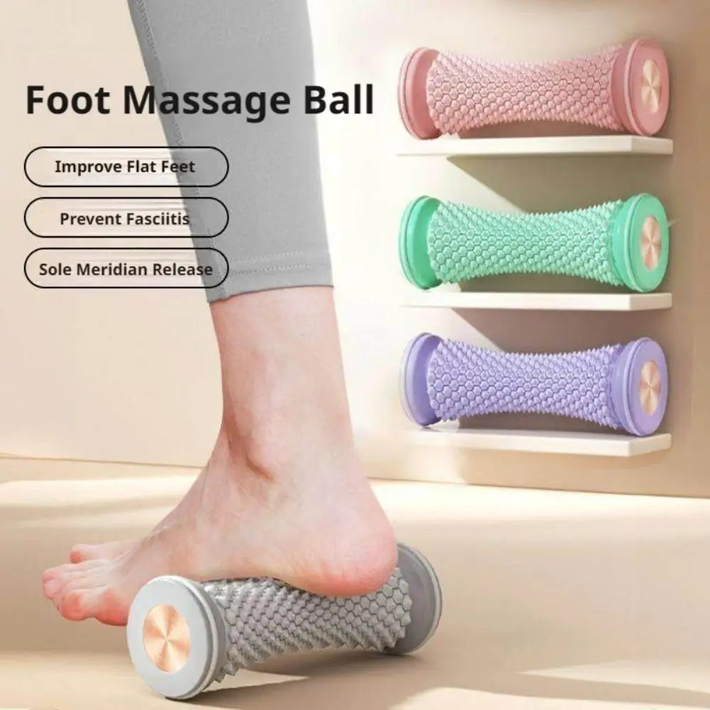 Mini Foot Massager Massage Roller Yoga Massage Ball Plantar Fascia Roller Muscle Relaxation Care Plastic Manual Foot Massager