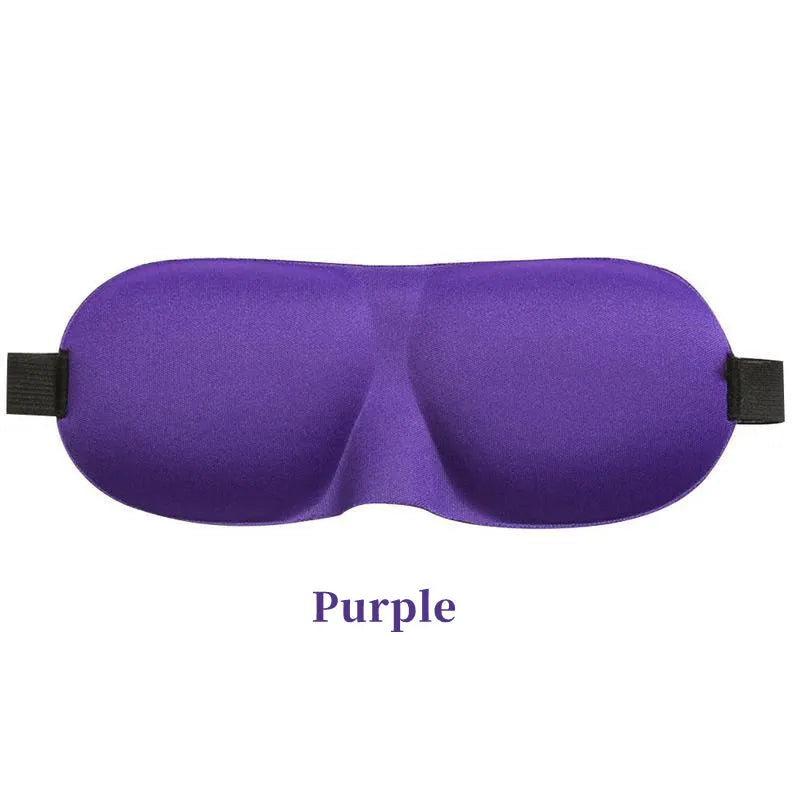 3D Smooth Natural Sleep Mask Fully Adjustable Shoulder Strap Unisex Essential for Travel Peaceful Sleep Blindfold Light Eyepatch