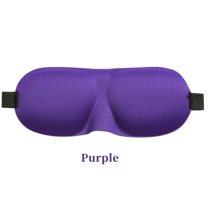 3D Smooth Natural Sleep Mask Fully Adjustable Shoulder Strap Unisex Essential for Travel Peaceful Sleep Blindfold Light Eyepatch