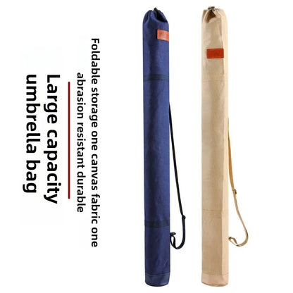 Canvas Rod(120/130/140cm) - Waterproof Oxford with Padded Shoulder Strap for Telescopic Fishing Poles,Umbrellas & Tackle Storage