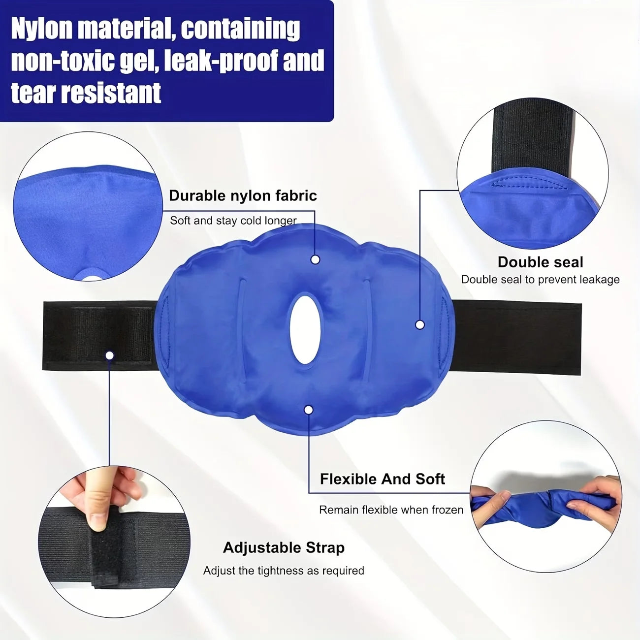 Cold and Hot Dual-Use Knee Pads, Reusable Ice Packs for Joint Care and Sports Protection