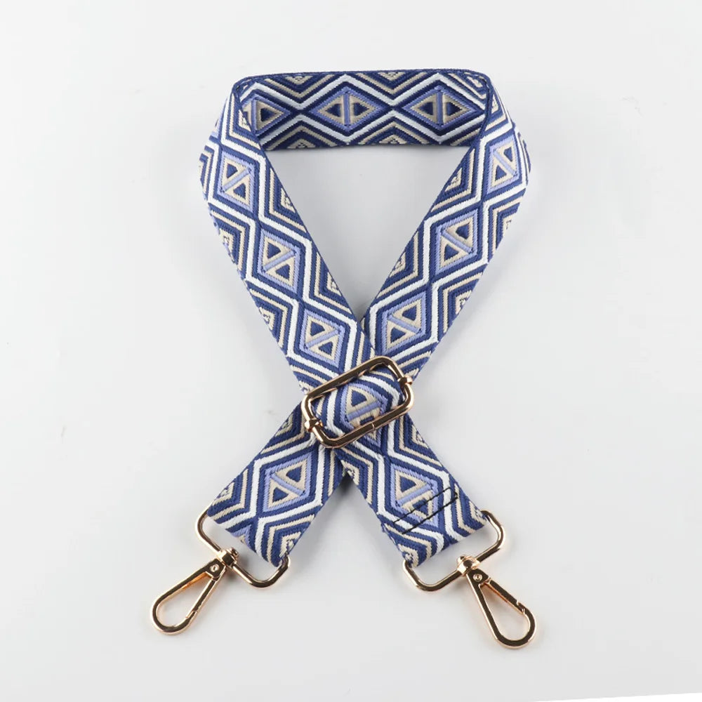 Nylon Shoulder Strap Diy Exquisite Embroidery Universal Fashionable Durable Precision Woven Diagonal Shoulder Strap 3.8CM
