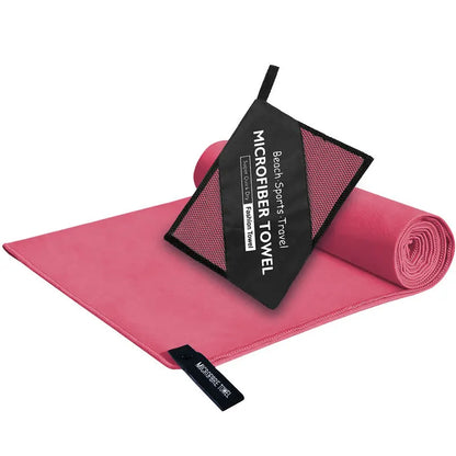 6 Sizes Premium High Quality Microfiber Towel Ultra Absorbent Quick Dry Portable Bag Gym Yoga Beach Camping Travel Lightweight